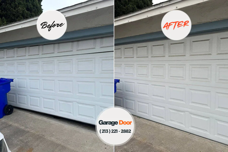 Before and after: garage door repair near me Louisburg
